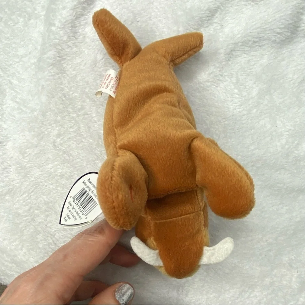 TY Beanie Babies - Tusk the Walrus 4076 - 1990s Original Vintage Plush NWT
